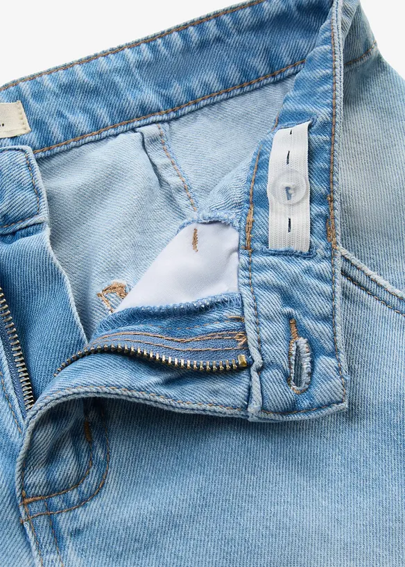Jeansshorts Mid Waist, bonprix