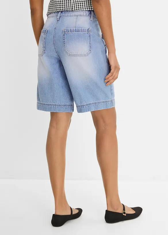 Jeansshorts Mid Waist, bonprix