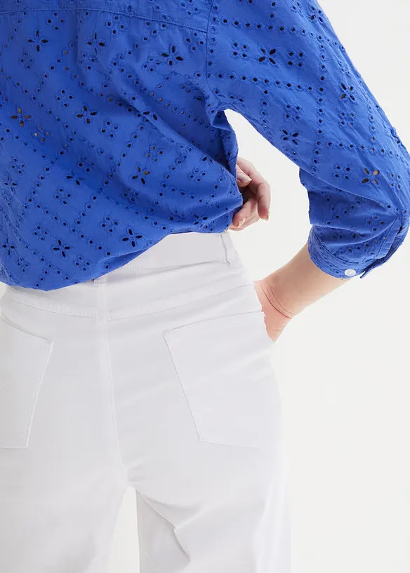 Wide Leg Jeans High Waist, Stretch, bonprix