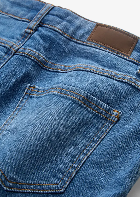 Stretchig jeanskjol, bonprix