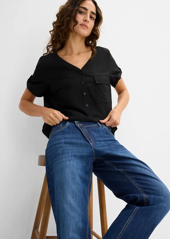 Mom-jeans High Waist, cropped, bonprix