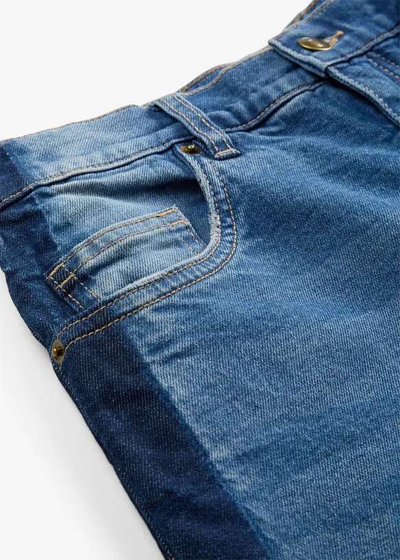 Barrel Jeans High Waist, cropped, bonprix