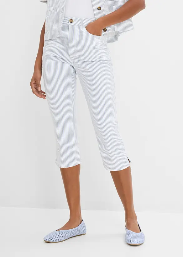 Caprijeans med Mid Waist, bonprix