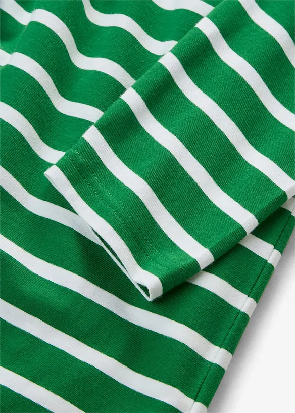 L&aring;ng&auml;rmad topp med ekologisk bomull, bonprix