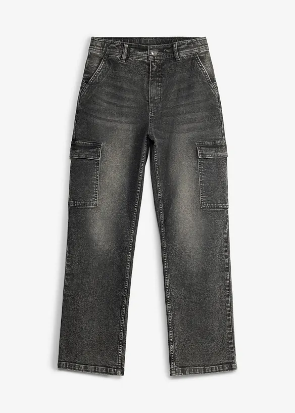 Vida cargojeans Mid Waist, bonprix