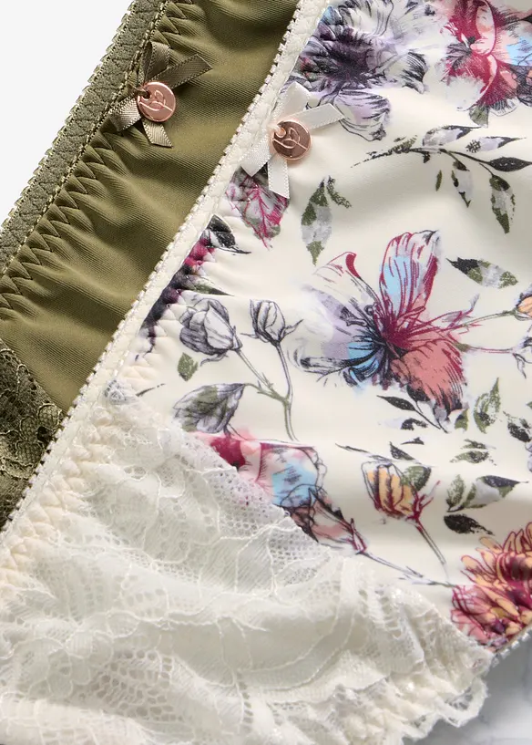 Maxitrosa med blomm&ouml;nster (2-pack), bonprix