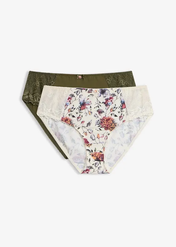 Maxitrosa med blomm&ouml;nster (2-pack), bonprix