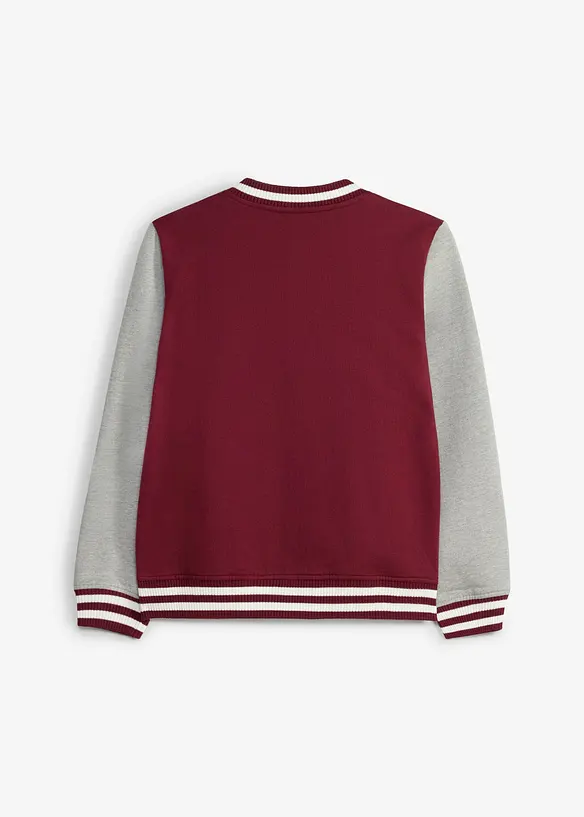 Collegejacka med mjuk bomull, bonprix