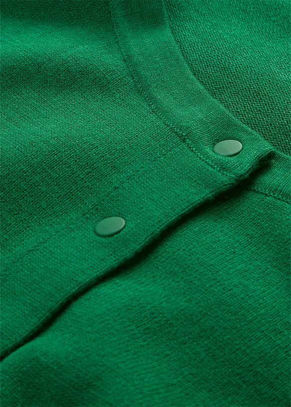 Finstickad cardigan av mjuk viskosmix, bonprix