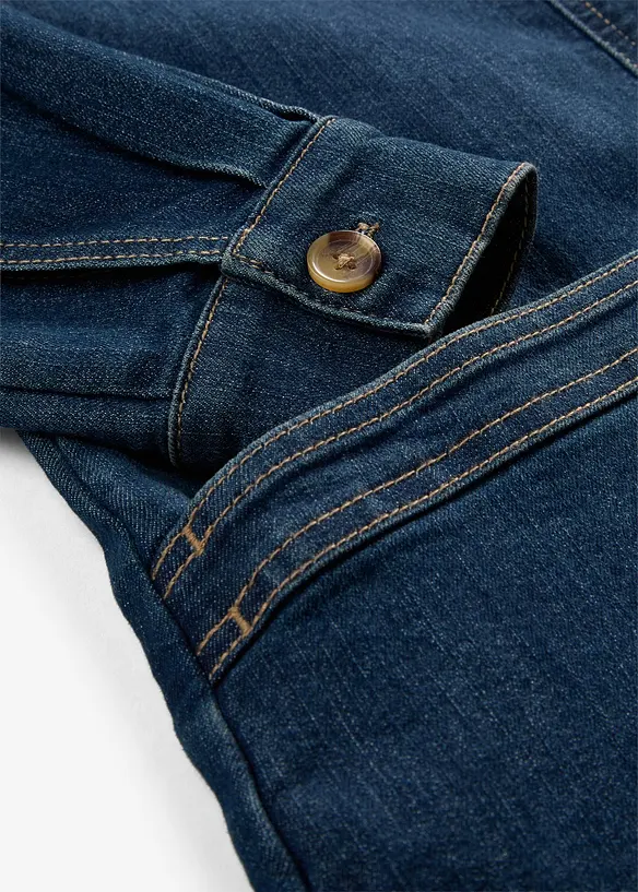 Jeansjacka med ekologisk bomull, bonprix