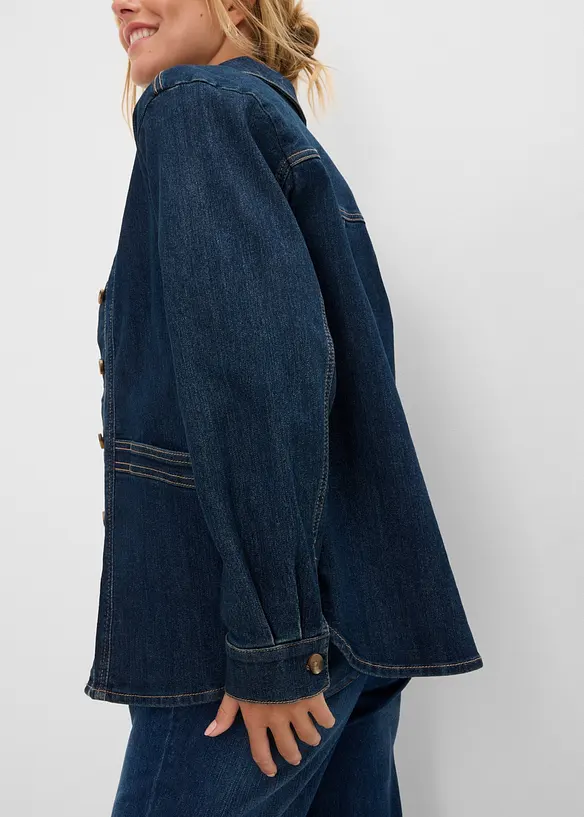 Jeansjacka med ekologisk bomull, bonprix