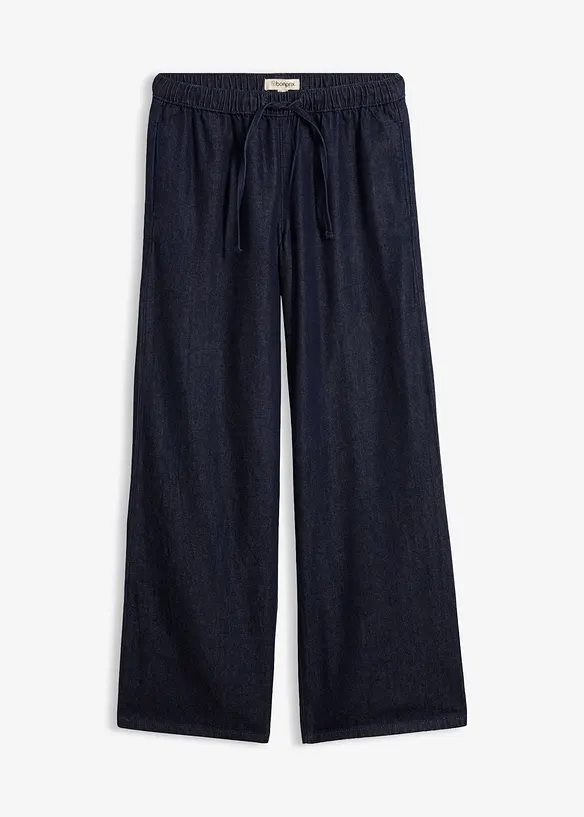 Tunna Wide Leg Jeans Mid Waist, bonprix