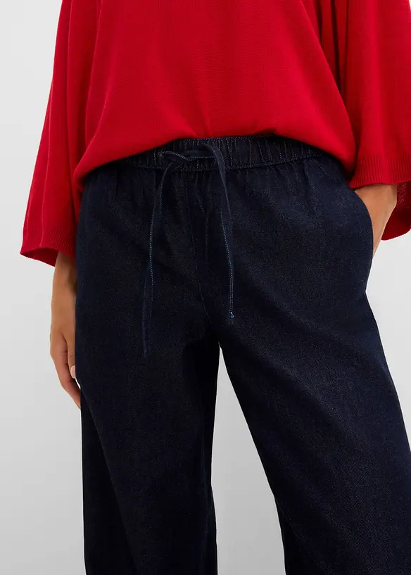 Tunna Wide Leg Jeans Mid Waist, bonprix