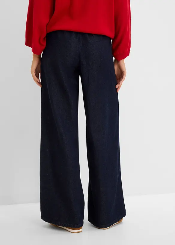 Tunna Wide Leg Jeans Mid Waist, bonprix