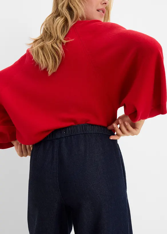 Tunna Wide Leg Jeans Mid Waist, bonprix