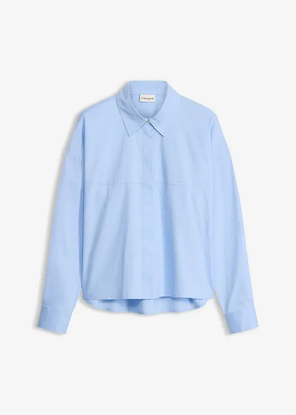 Blus av bomullsmix, bonprix