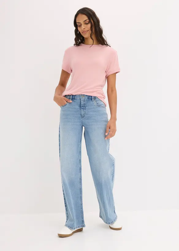 T-shirt i viskosmix, bonprix