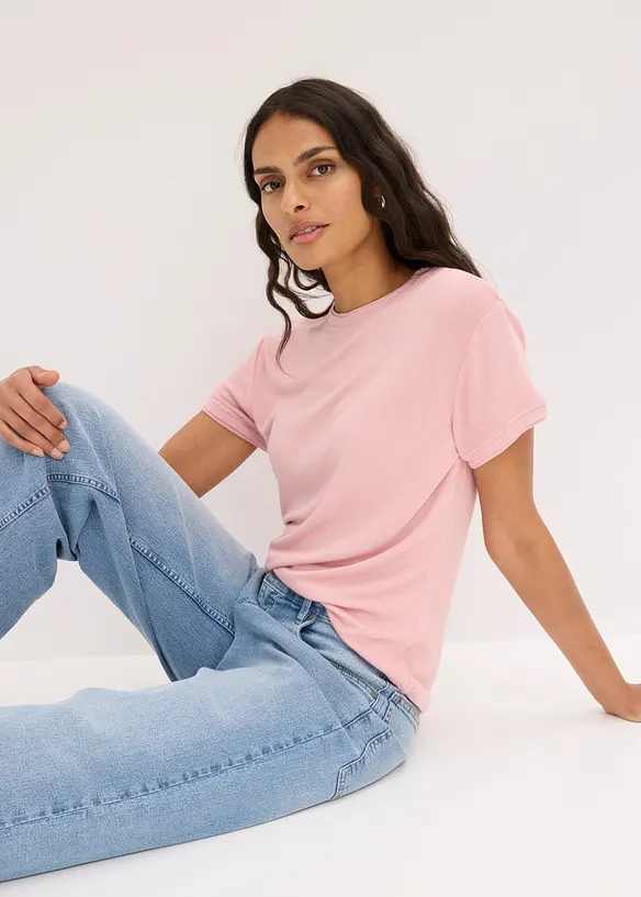 T-shirt i viskosmix, bonprix
