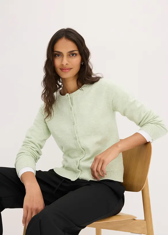 Cardigan i viskosmix, bonprix