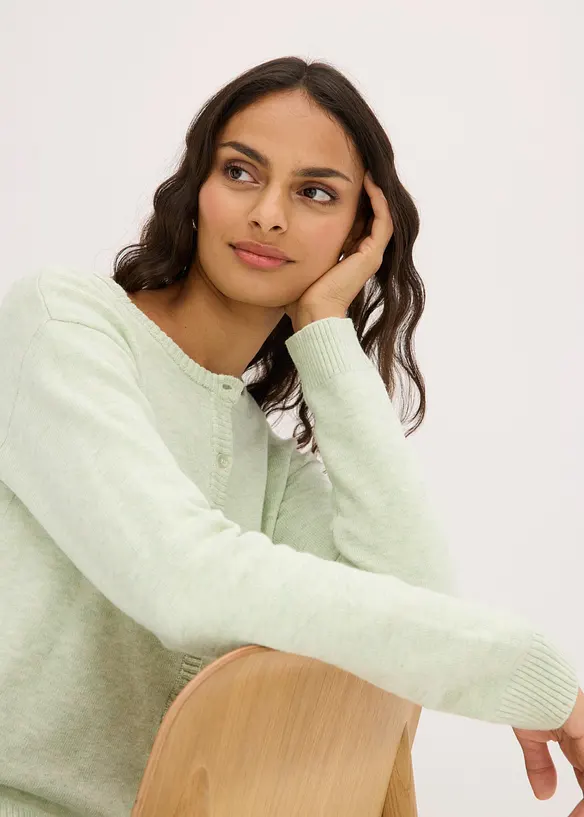 Cardigan i viskosmix, bonprix