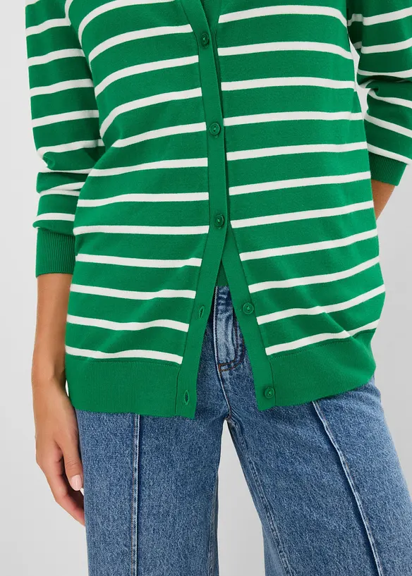 Finstickad cardigan, bonprix
