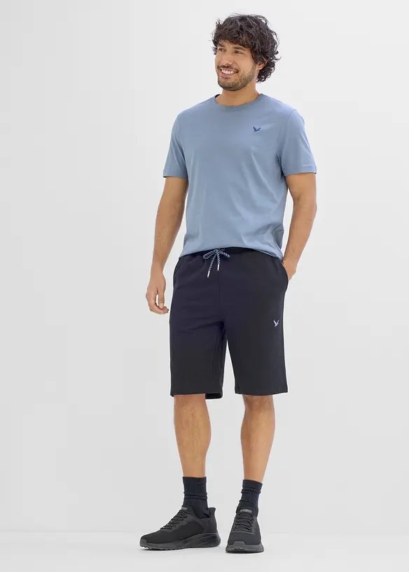Sweatshirtshorts av ekologisk bomull, bonprix