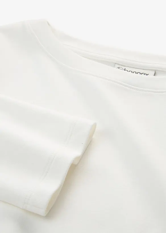 Topp i tjockt material av ekologisk bomull, bonprix