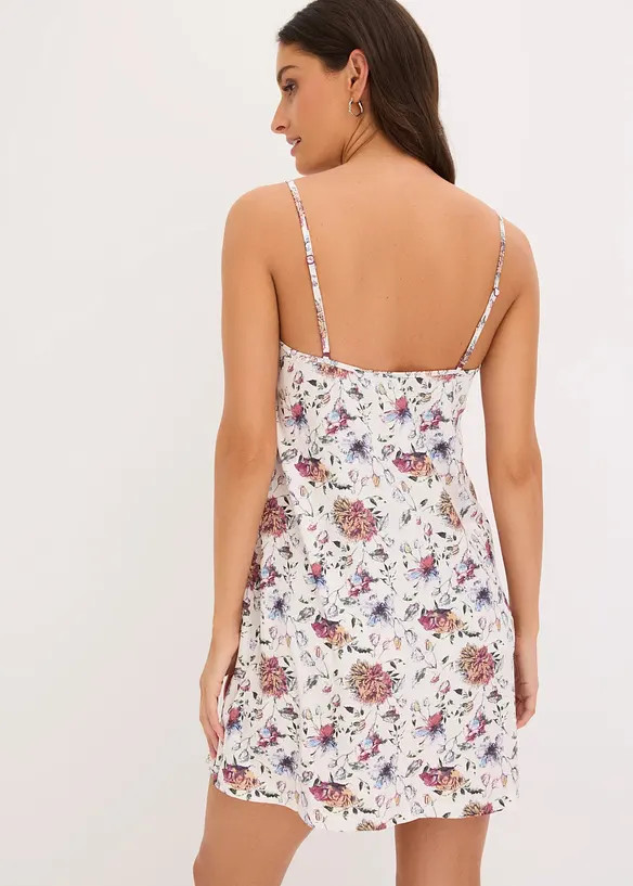 Neglig&eacute; av satin, bonprix