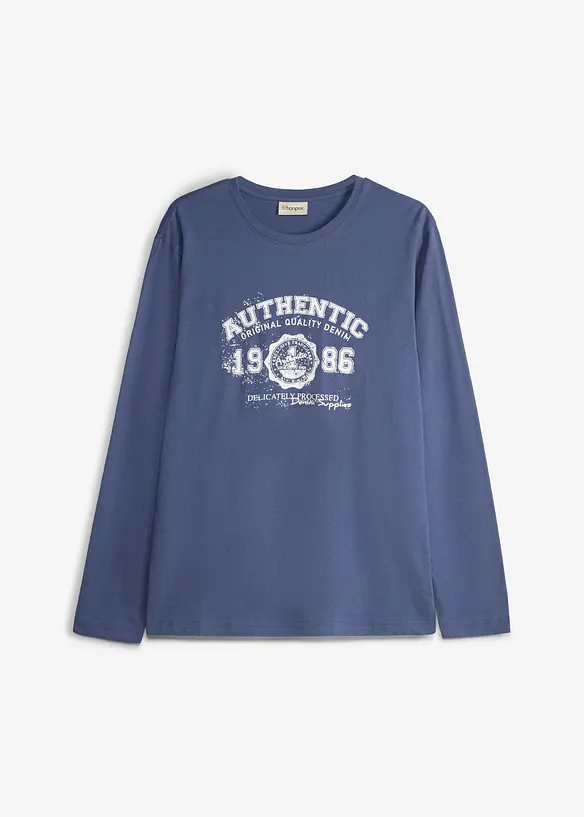 L&aring;ng&auml;rmad T-shirt i ekologisk bomull, bonprix