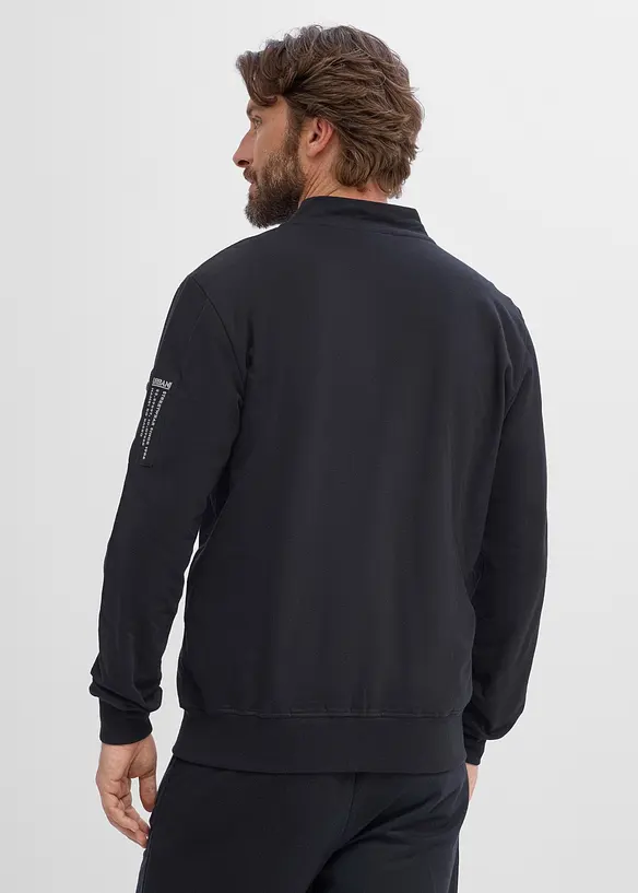 Sweatshirtjacka av ekologisk bomull, bonprix