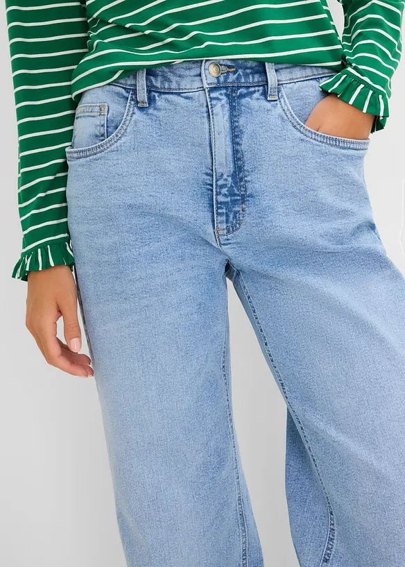 Loose Straight Jeans High Waist, bonprix