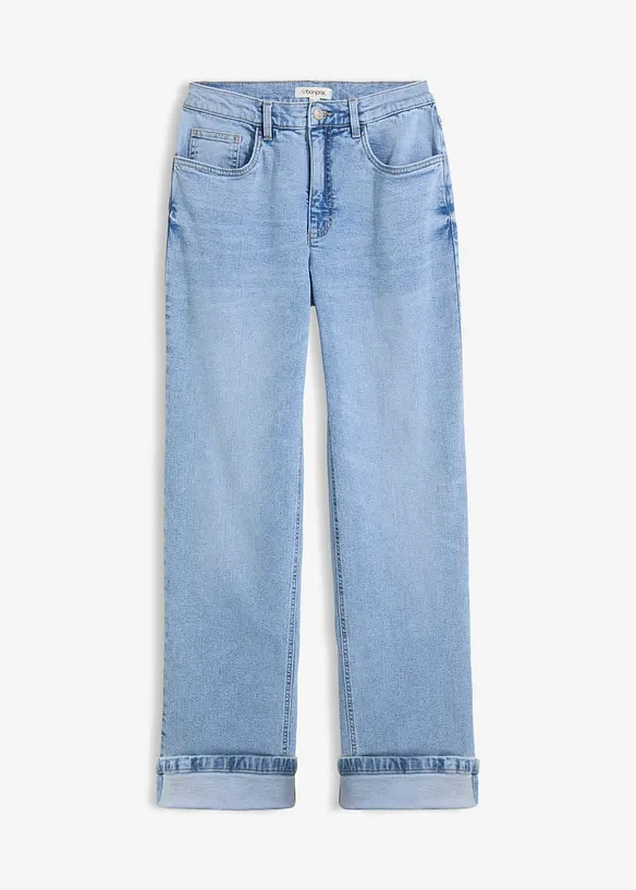 Loose Straight Jeans High Waist, bonprix
