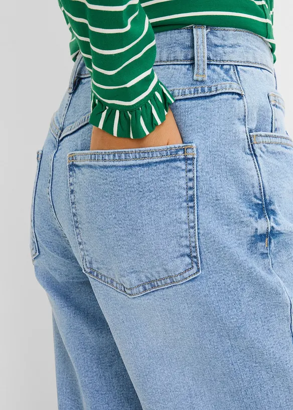 Loose Straight Jeans High Waist, bonprix