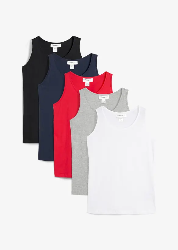 L&aring;ngt linne (5-pack), bonprix