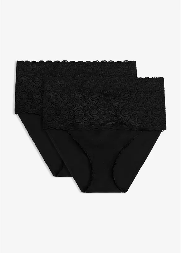 Trosa med kraftigt formande effekt (2-pack), bonprix