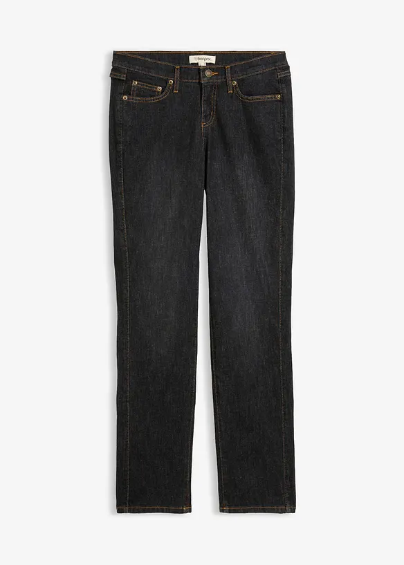 Straight jeans Mid Waist, Stretch, bonprix