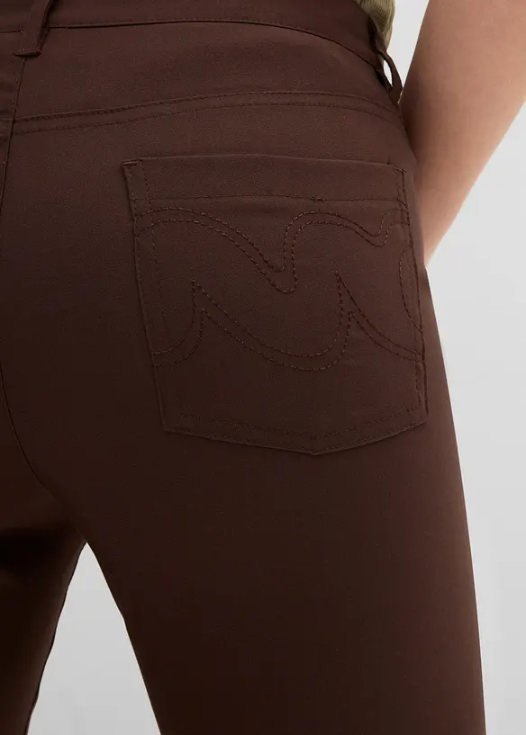 Stretchig bengalinbyxa i bootcutmodell, bonprix