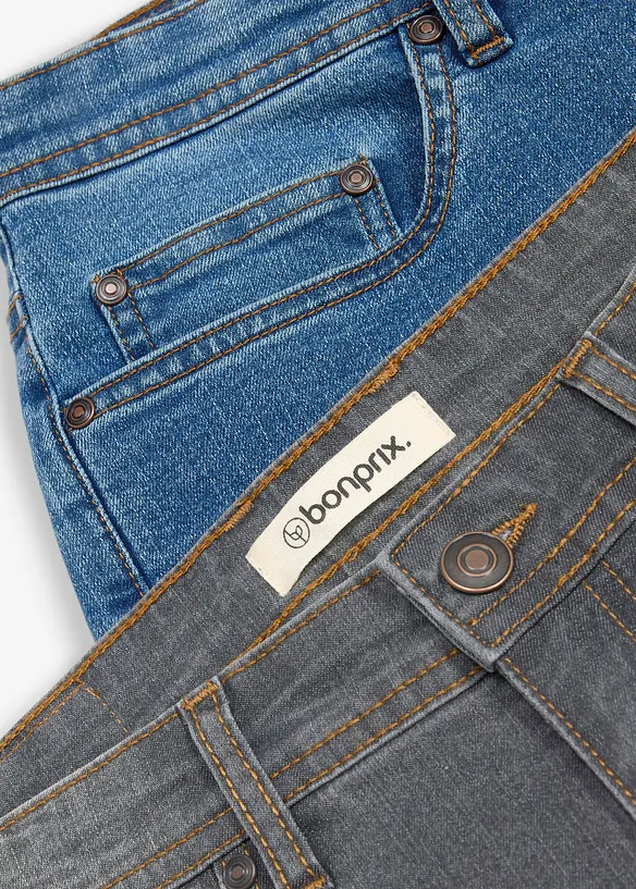 Regular Fit Jeans, Straight (2-pack), bonprix