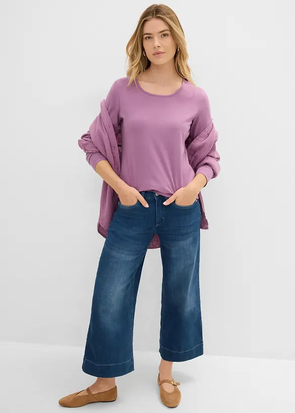 L&aring;ng&auml;rmad topp (2-pack), bonprix
