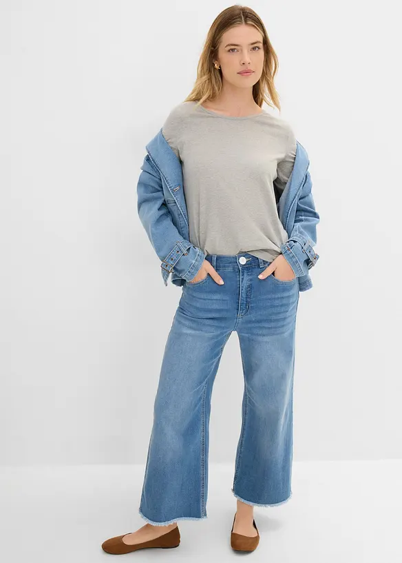 L&aring;ng&auml;rmad topp (2-pack), bonprix