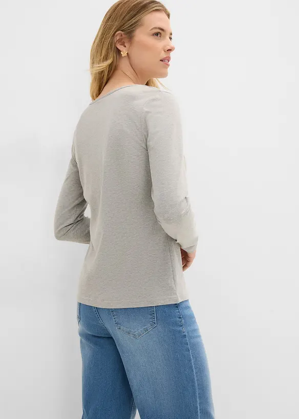 L&aring;ng&auml;rmad topp (2-pack), bonprix