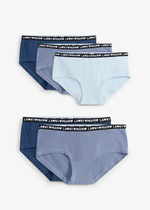 Hipstertrosa med mjuk bomull (5-pack), bonprix
