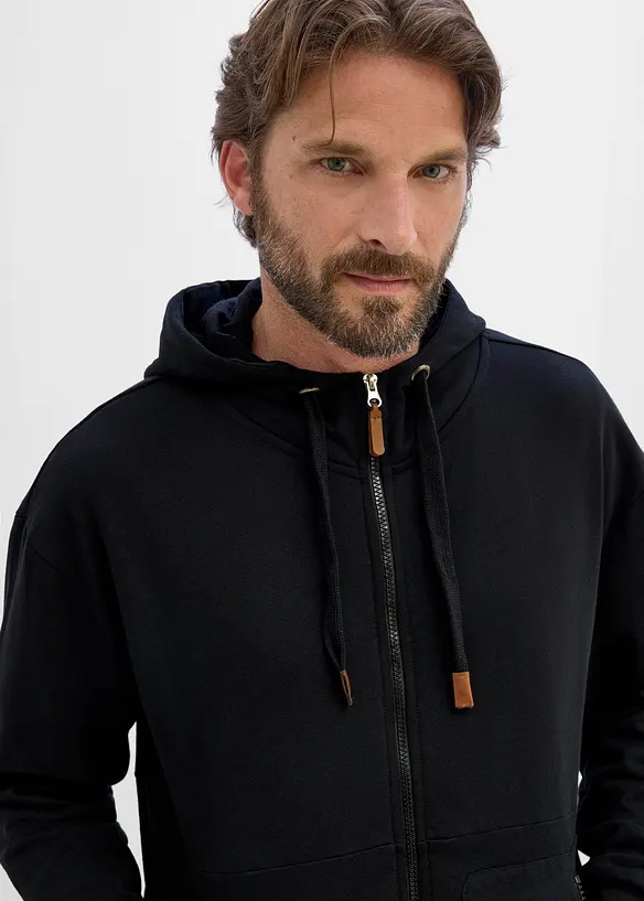 Munkjacka av mjuk bomullsmix, Loose Fit, bonprix
