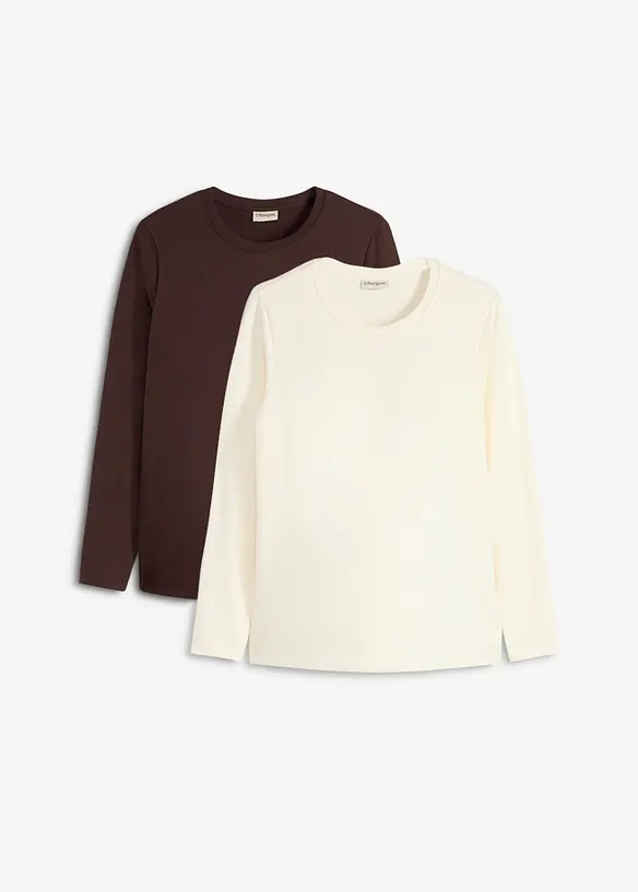 Mamma-/amningstopp med bomull (2-pack), bonprix