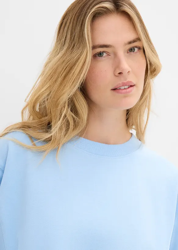 Oversized sweatshirt av bomull, bonprix