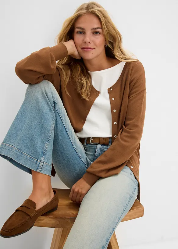 Flared jeans, Mid Waist, bonprix