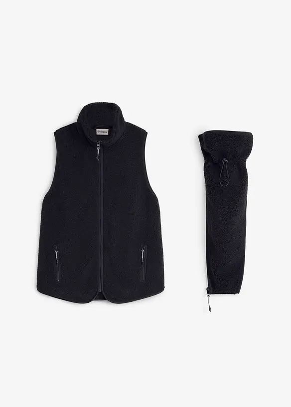 Mammav&auml;st med babyficka i teddyfleece, bonprix