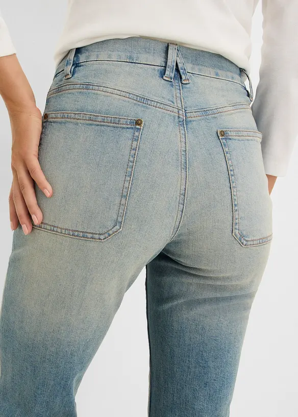 Flared jeans, Mid Waist, bonprix