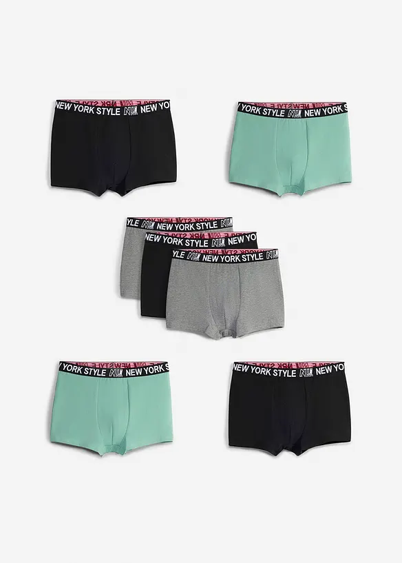 Boxerkalsong, tajt modell, med mjuk bomull (7-pack), bonprix