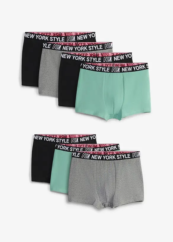 Boxerkalsong, tajt modell, med mjuk bomull (7-pack), bonprix